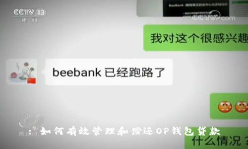 : 如何有效管理和偿还OP钱包贷款