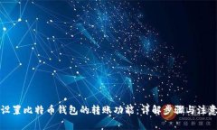如何设置比特币钱包的转